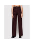 Victoria Victoria Beckham Pantaloni din material 1122JTR003286A Vișiniu Regular Fit - Pled.ro