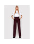 Victoria Victoria Beckham Pantaloni din material 1122JTR003286A Vișiniu Regular Fit - Pled.ro