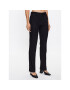 Victoria Victoria Beckham Pantaloni din material 1322WTR003728B Negru Regular Fit - Pled.ro