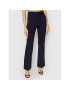 Victoria Victoria Beckham Pantaloni din material 1322WTR003869A Bleumarin Regular Fit - Pled.ro