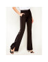 Victoria Victoria Beckham Pantaloni din material Lw Double Face 2120WTR000431B Negru Relaxed Fit - Pled.ro