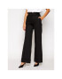 Victoria Victoria Beckham Pantaloni din material Ponti 2320JTR001410A Negru Oversize - Pled.ro