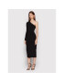 Victoria Victoria Beckham Rochie cocktail One Shoulder 1222KDR003593A Negru Slim Fit - Pled.ro