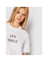 Victoria Victoria Beckham Tricou Ffs Smile 2221JTS002512A Alb Regular Fit - Pled.ro