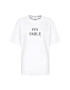 Victoria Victoria Beckham Tricou Ffs Smile 2221JTS002512A Alb Regular Fit - Pled.ro