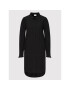 Vila Rochie tip cămașă Tania 14069354 Negru Relaxed Fit - Pled.ro