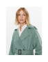 Weekend Max Mara Palton de lână Cobalto 2350110137 Verde Regular Fit - Pled.ro