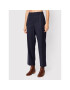 Weekend Max Mara Pantaloni din material Alca 51360423 Bleumarin Relaxed Fit - Pled.ro