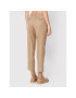 Weekend Max Mara Pantaloni din material Bussola 51360523 Bej Regular Fit - Pled.ro