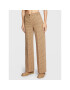 Weekend Max Mara Pantaloni din material Seggio 57860223 Bej Regular Fit - Pled.ro