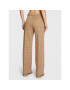 Weekend Max Mara Pantaloni din material Seggio 57860223 Bej Regular Fit - Pled.ro