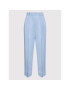 Weekend Max Mara Pantaloni din material Zircone 51310621 Albastru Regular Fit - Pled.ro