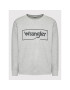 Wrangler Bluză Frame Logo Crew W662HAX37 Gri Regular Fit - Pled.ro