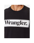 Wrangler Tricou 112341132 Negru Regular Fit - Pled.ro