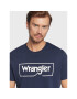 Wrangler Tricou Frame Logo W70JD3114 112320768 Bleumarin Regular Fit - Pled.ro