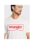 Wrangler Tricou Frame Logo W70JD3989 112319300 Alb Regular Fit - Pled.ro