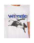 Wrangler Tricou Photo W W7G7D3989 Alb Regular Fit - Pled.ro