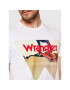 Wrangler Tricou Photo W7G7D3XW1 Alb Regular Fit - Pled.ro