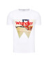 Wrangler Tricou Photo W7G7D3XW1 Alb Regular Fit - Pled.ro