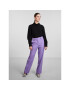 YAS Pantaloni din material 26028860 Violet Regular Fit - Pled.ro