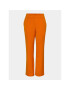 YAS Pantaloni din material Likka 26030744 Portocaliu Regular Fit - Pled.ro