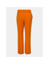 YAS Pantaloni din material Likka 26030744 Portocaliu Regular Fit - Pled.ro