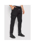 Young Poets Society Pantaloni din material Aris Washed 107021 Negru Regular Fit - Pled.ro