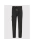 Young Poets Society Pantaloni din material Aris Washed 107021 Negru Regular Fit - Pled.ro