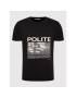 Young Poets Society Tricou Polite Daylen 107078 Negru Regular Fit - Pled.ro