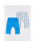 Zippy Set 2 perechi de pantaloni 22V-6904ZT Albastru Regular Fit - Pled.ro