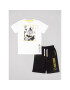 Zippy Set tricou și pantaloni scurți Batman ZKBAP0602 23001 Alb Regular Fit - Pled.ro