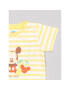 Zippy Set tricou și pantaloni scurți Myszka Miki ZNBAP0602 23008 Galben Regular Fit - Pled.ro