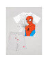 Zippy Set tricou și pantaloni scurți Spider-Man ZKBAP0602 23002 Alb Regular Fit - Pled.ro