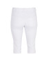 Zizzi Pantaloni scurți de blugi O10305H Alb Slim Fit - Pled.ro