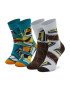 Rainbow Socks Set de 2 perechi de șosete lungi unisex Box Camera Socks Box Pak 2 Colorat - Pled.ro