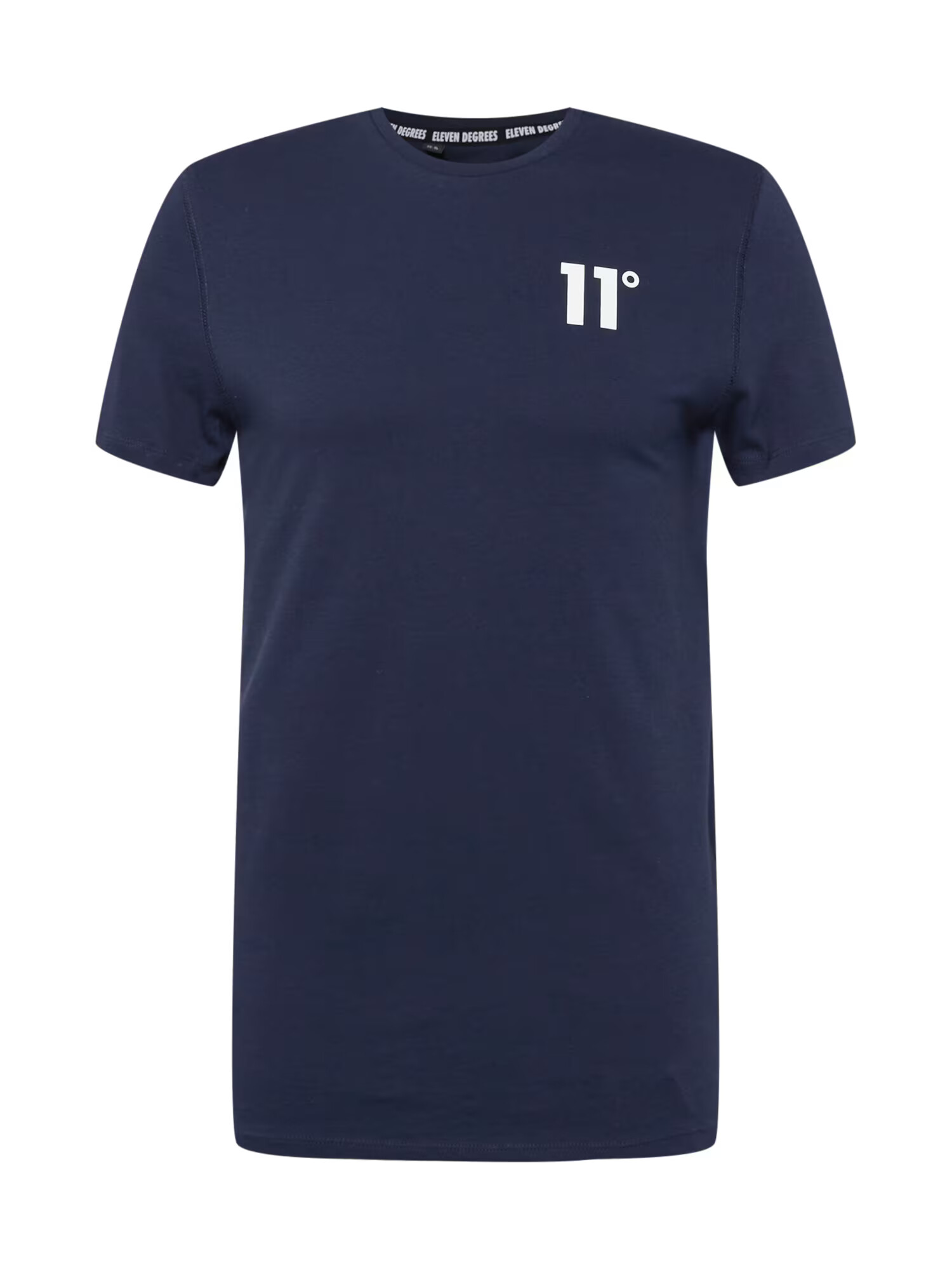 11 Degrees Tricou bleumarin / alb - Pled.ro