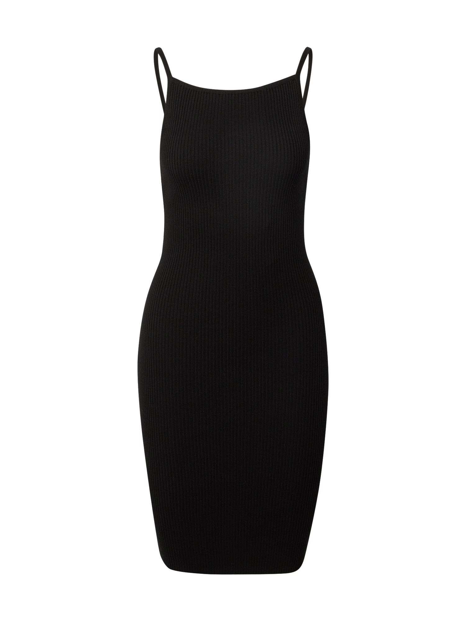 24COLOURS Rochie tricotat negru - Pled.ro