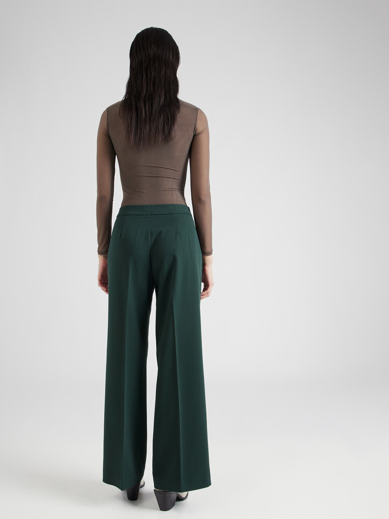 2NDDAY Pantaloni cutați 'Mille - Daily Sleek' verde închis - Pled.ro