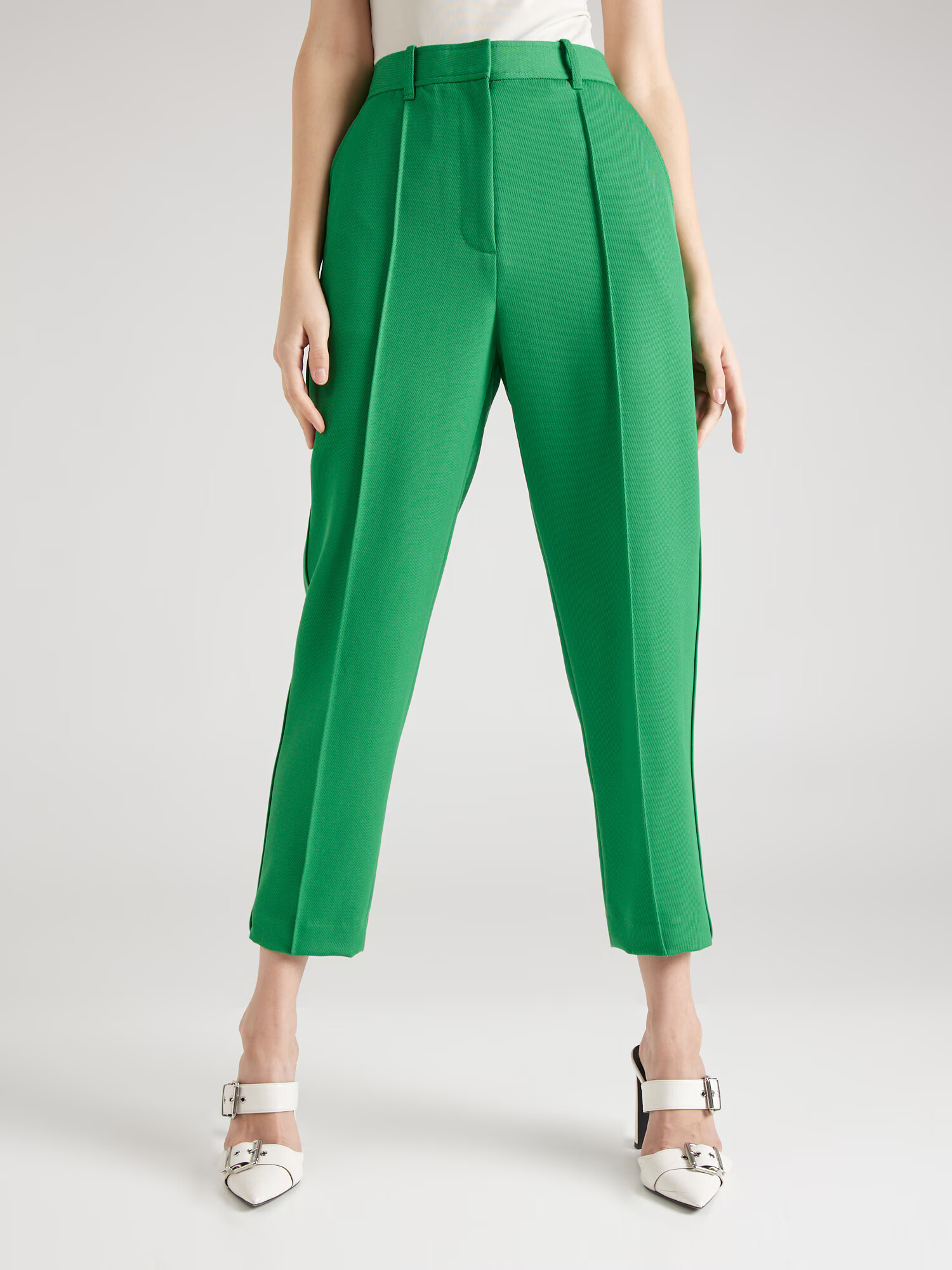 3.1 Phillip Lim Pantaloni 'CAVALRY' verde - Pled.ro