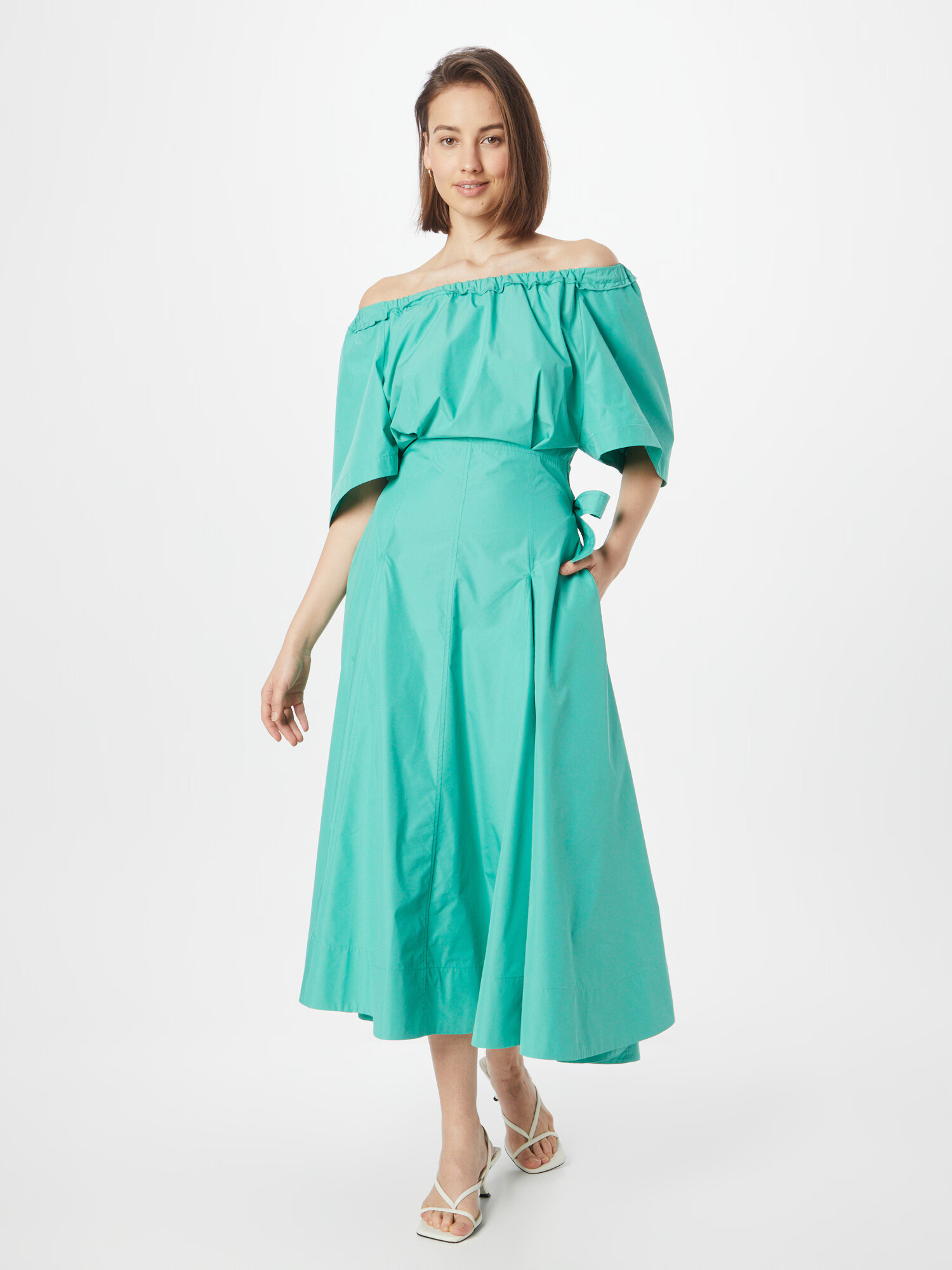 3.1 Phillip Lim Rochie 'LADYBUG' verde jad - Pled.ro