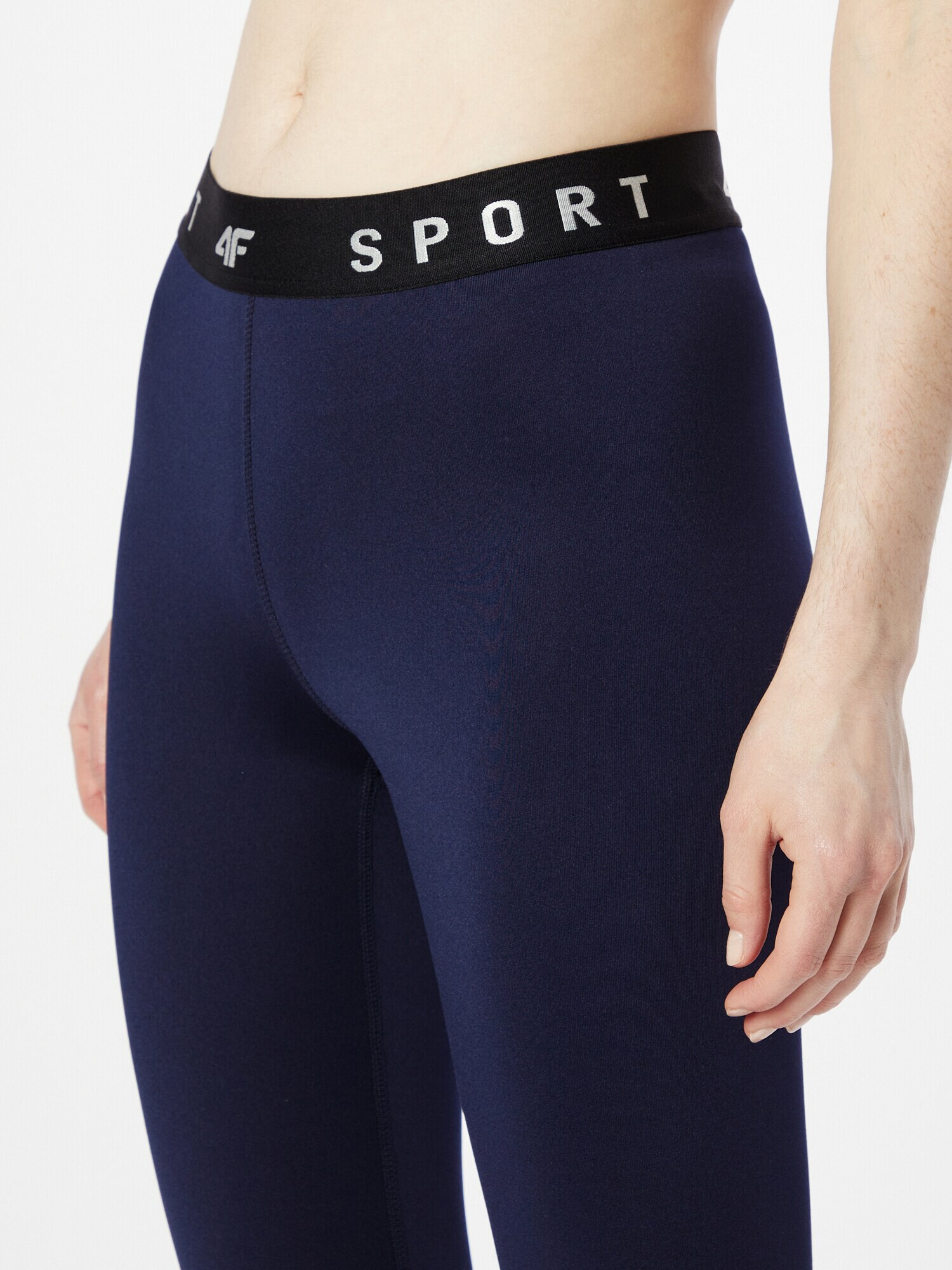 4F Pantaloni sport bleumarin / negru / alb - Pled.ro