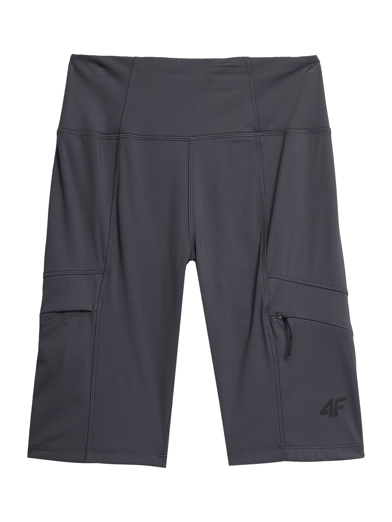 4F Pantaloni sport gri închis / negru - Pled.ro