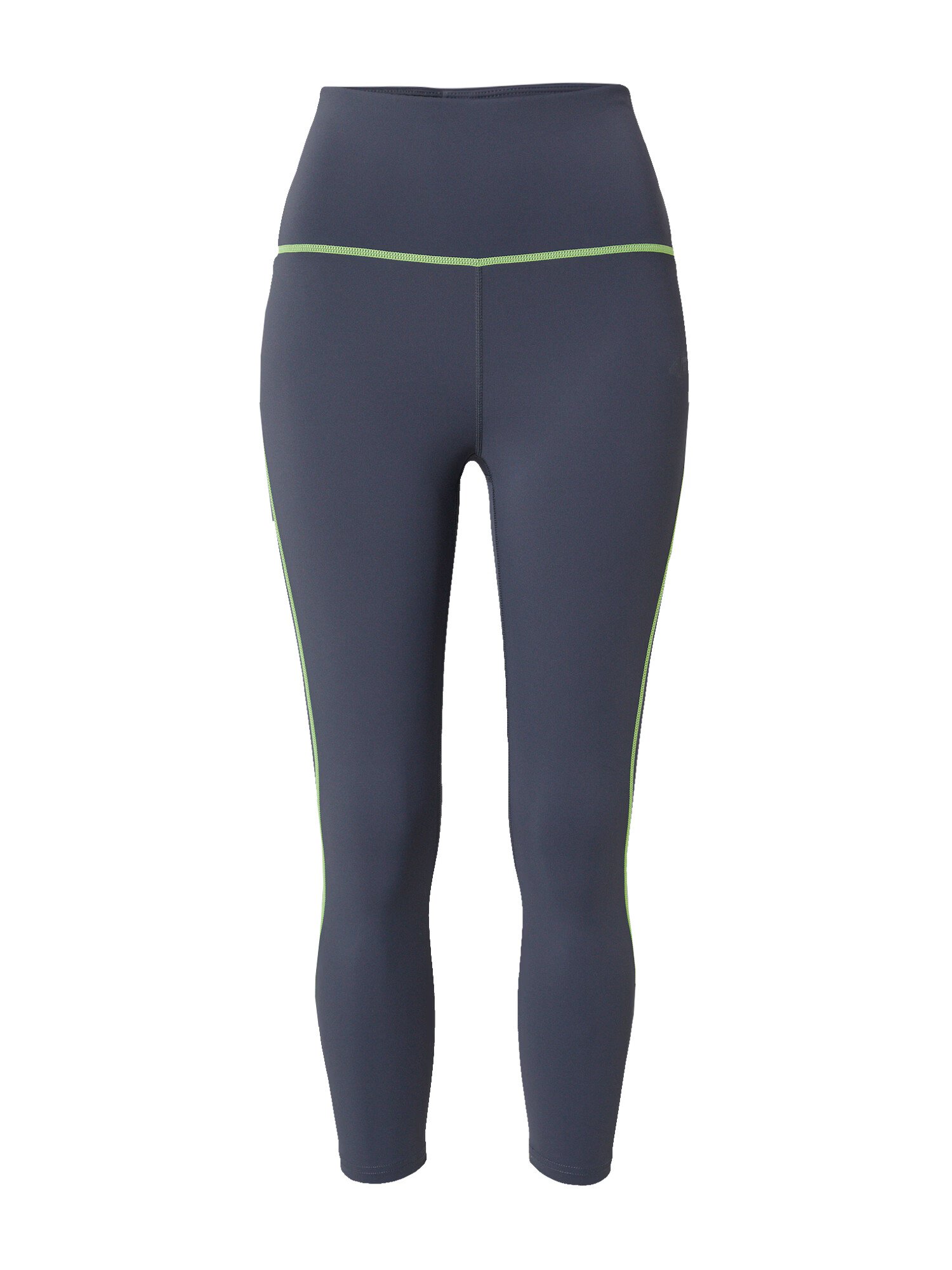 4F Pantaloni sport gri metalic / verde limetă - Pled.ro