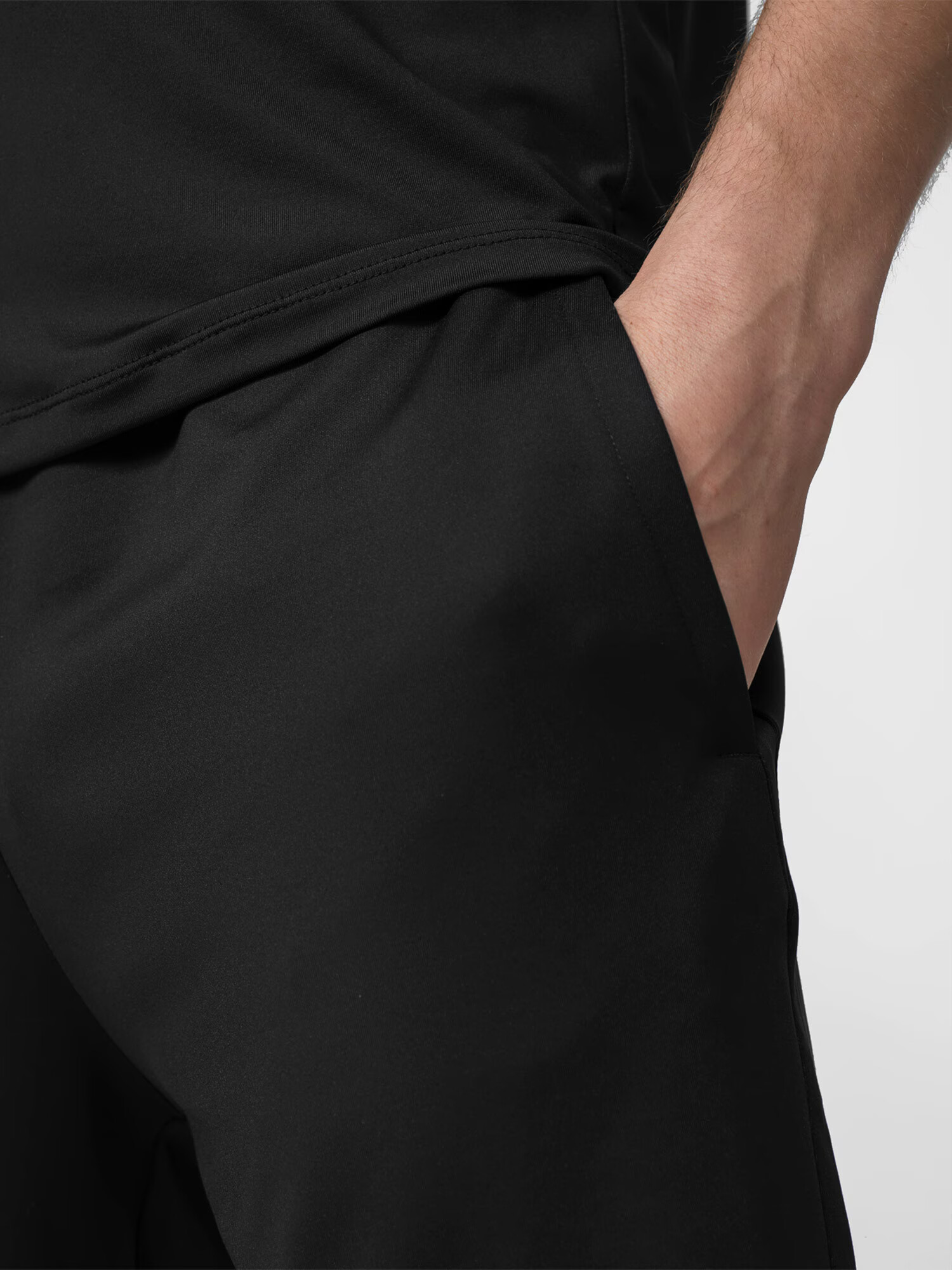 4F Pantaloni sport negru - Pled.ro