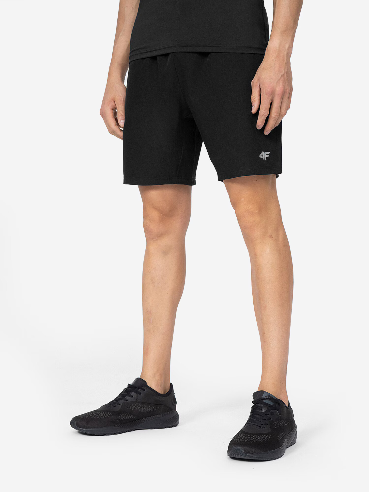 4F Pantaloni sport negru - Pled.ro