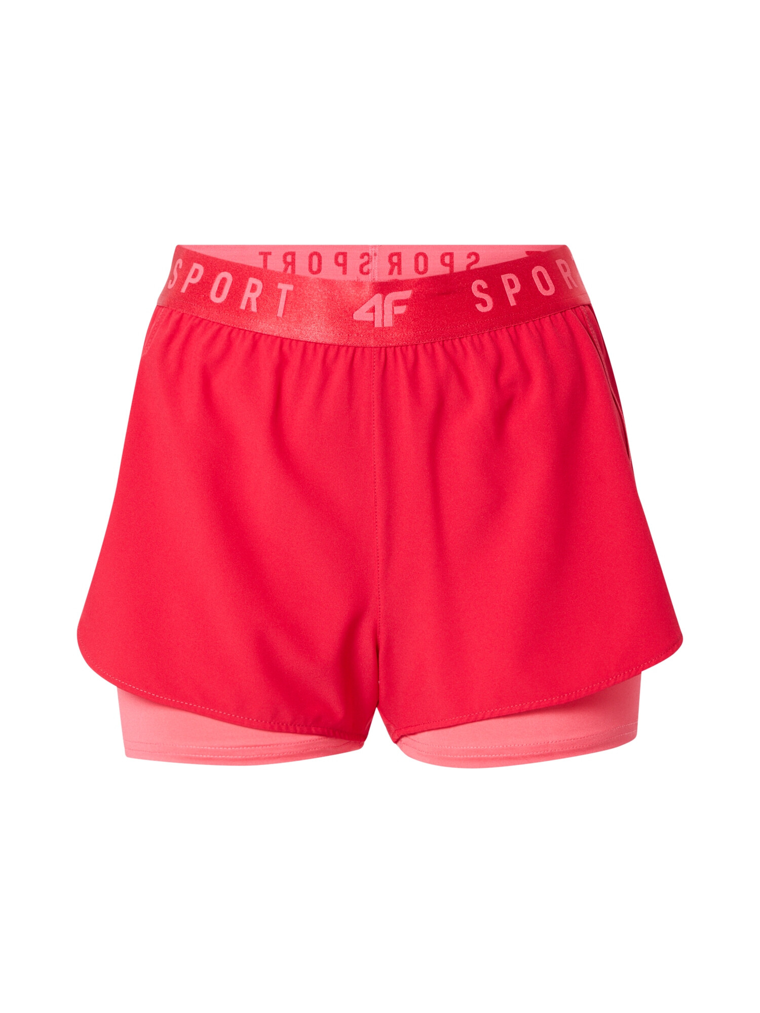 4F Pantaloni sport roz pal / roși aprins - Pled.ro