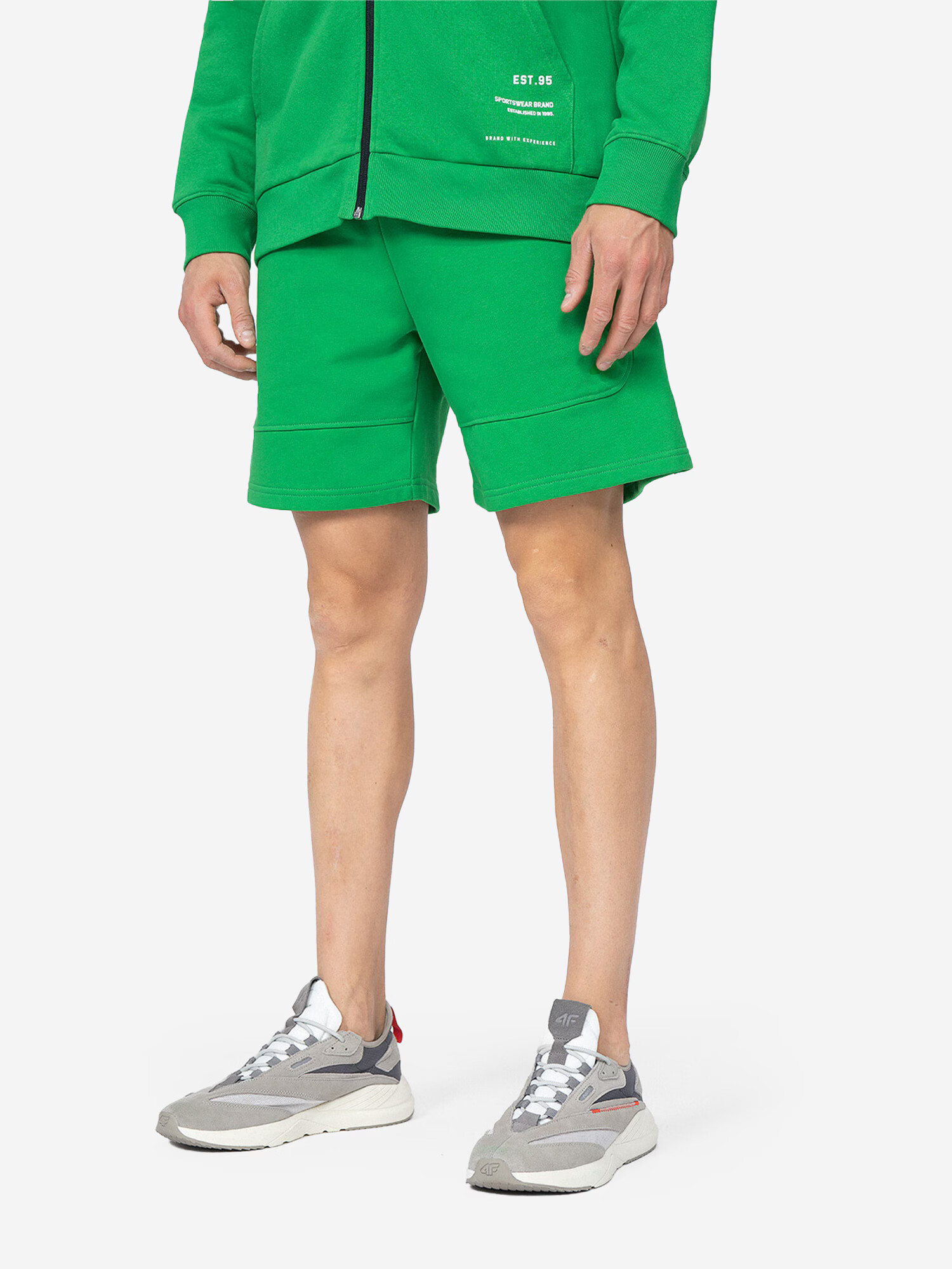 4F Pantaloni sport verde iarbă - Pled.ro