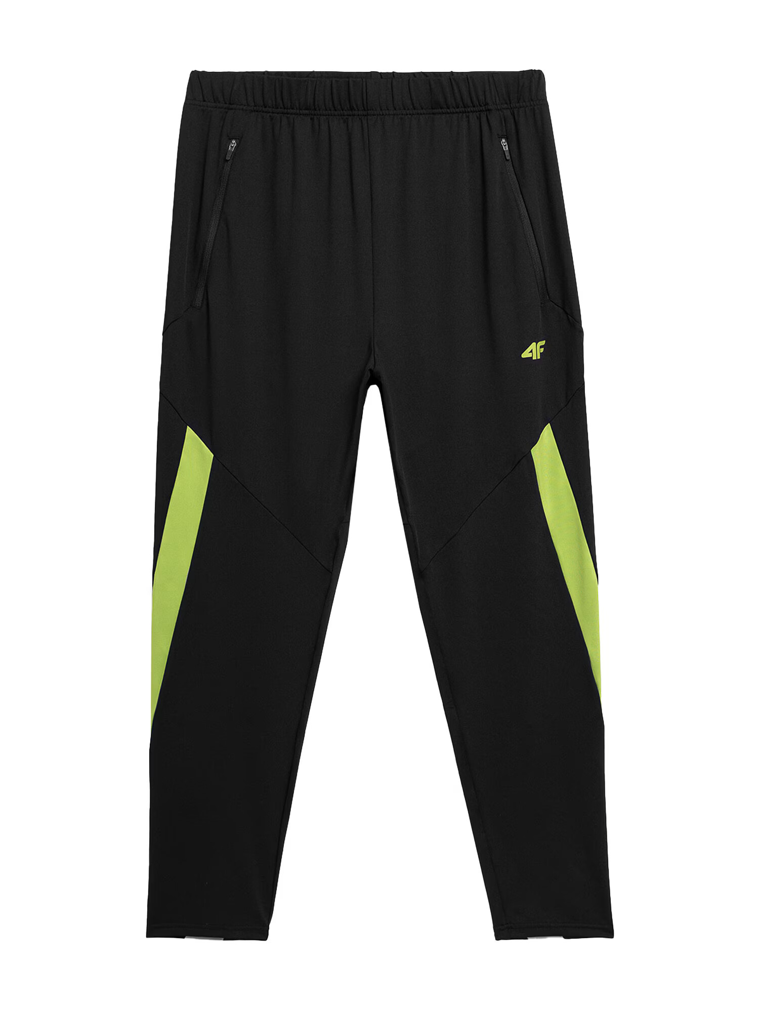 4F Pantaloni sport verde / negru - Pled.ro