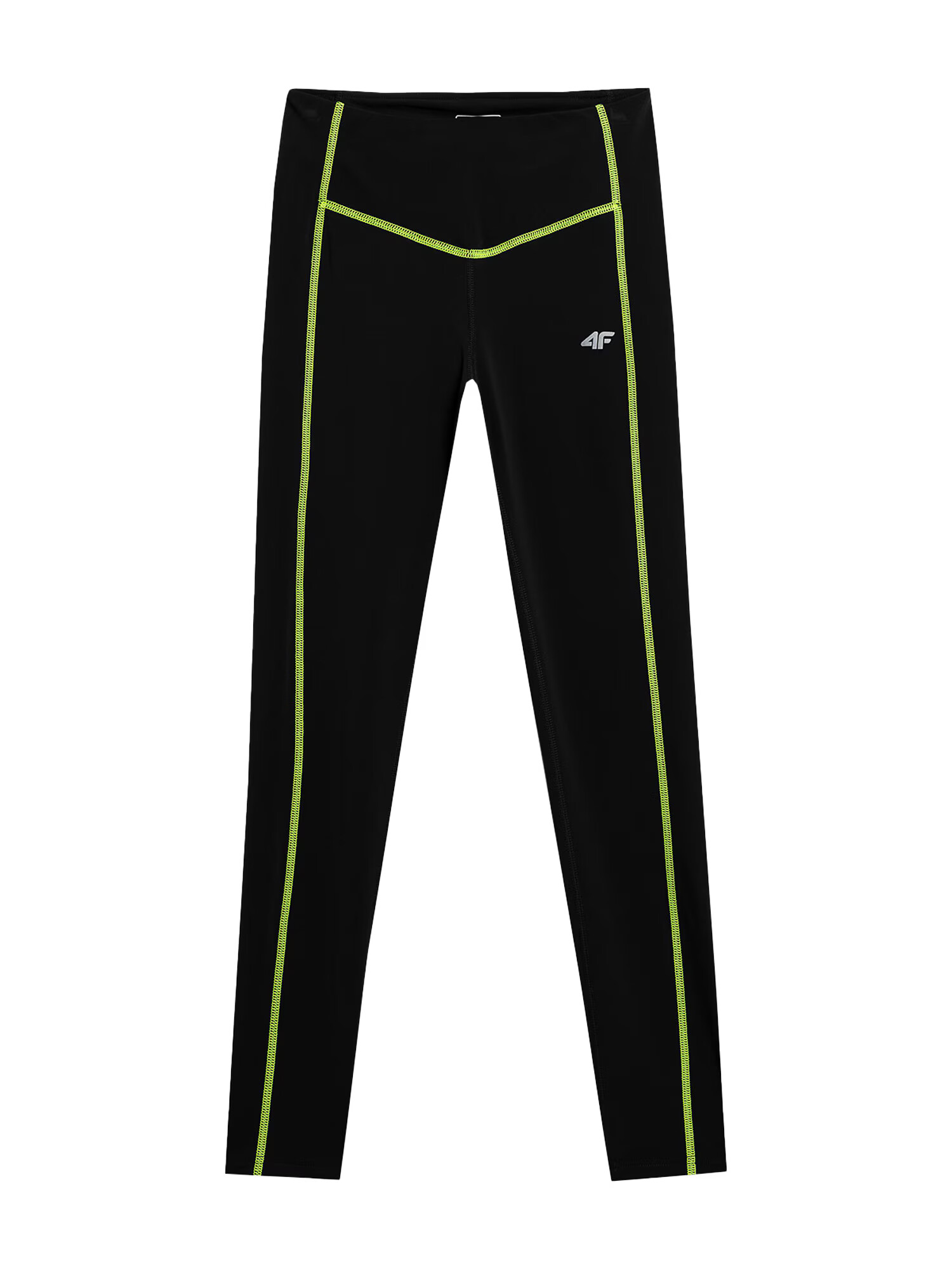 4F Pantaloni sport verde neon / negru - Pled.ro