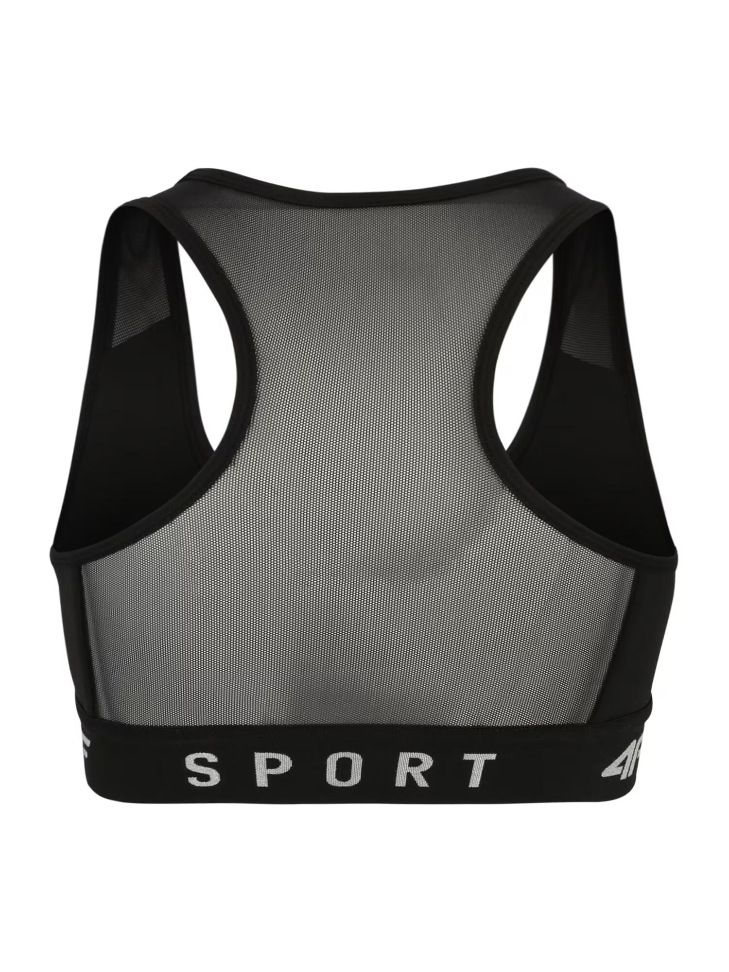 4F Sutien sport negru / alb - Pled.ro